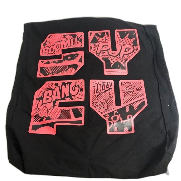 SYFY Comic Con Bag 'Its A Fan Thing' Unisex Size Large Black Red - Picture 1 of 5